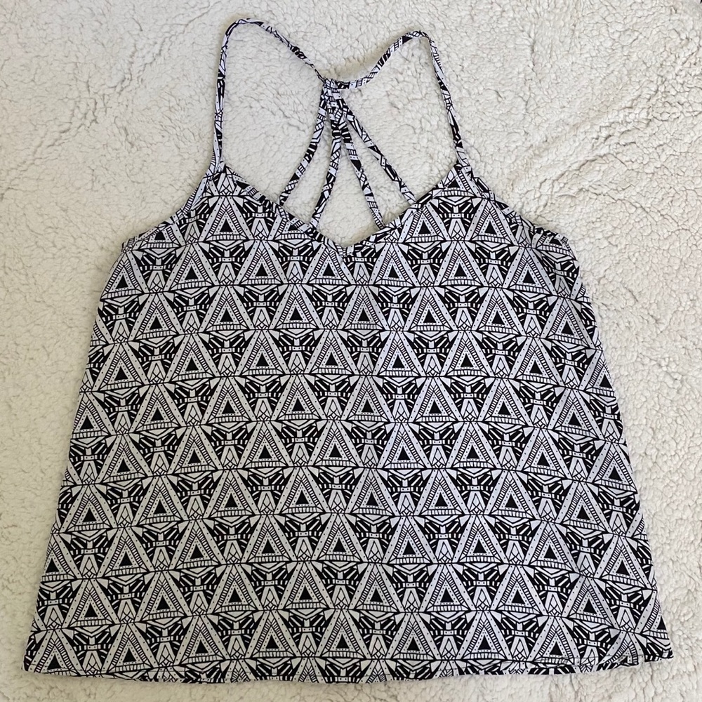 Abercrombie & Fitch Geometric Print Strappy Tank